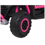 Mamido Elektrické autíčko RACING Road 2000 4x120W 24V ružové
