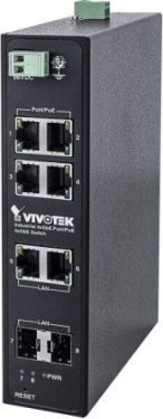 TRITON VIVOTEK AW-IHH-0800 Przemysłowy Prepínač Gigabit Ethernet, do -40C