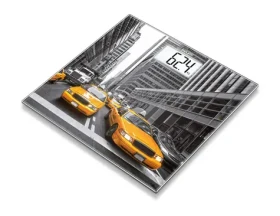 Beurer GS 203 New York / Osobná váha / LCD / 150 kg / kg / lb / st / 300 x 300 mm / 2x CR2032 (75625)