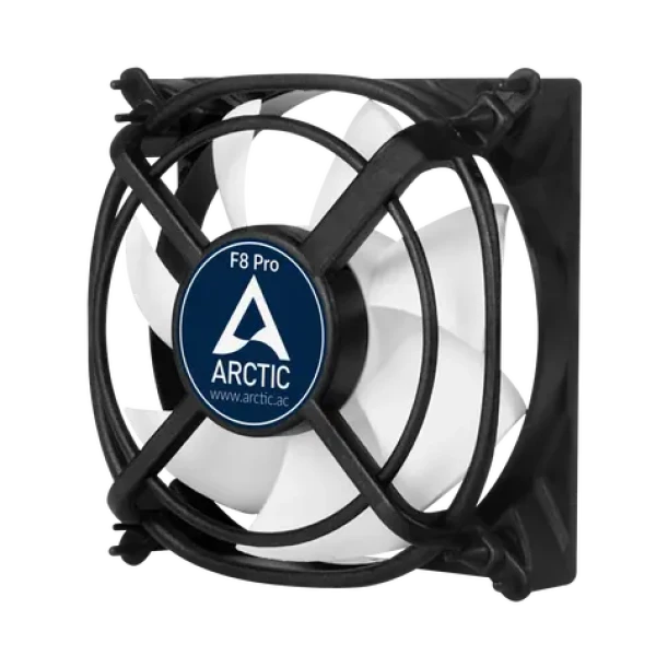 ARCTIC COOLING Fan F8 PRO / 80 mm / 0.2 Sone @ 1300 RPM (ACACO-08P01-GBA01)