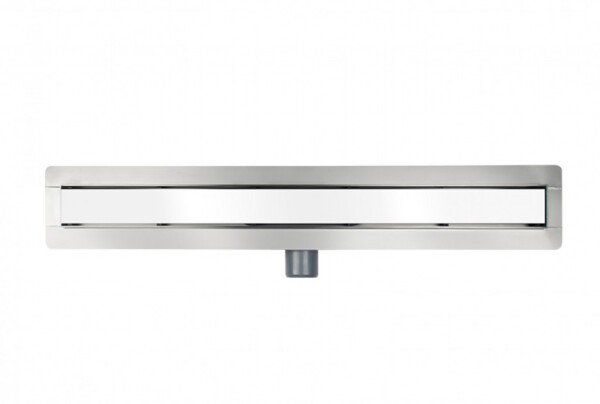 BESCO - Odtokový žľab VIRGO WHITE - Rozmer A - 90 cm ZLOL90VW