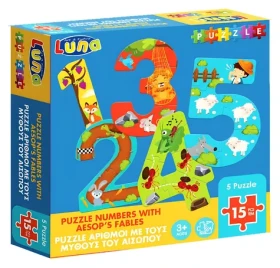 LUNA Puzzle Počítanie s Ezopovými bájkami