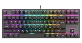 Genesis Thor 303 TKL RGB Outemu Red čierna / Herná mechanická klávesnica / CZ/SK layout / USB / Hot Swap (NKG-1883)