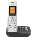 Gigaset E390 A DECT mobilná časť striebornočierná; S30852-H2928-B104