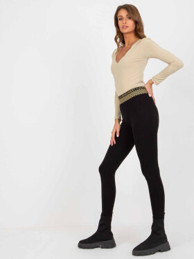 Dámske legíny RV LG 8448.86 čierne - Relevance Fashion L