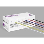 TRU COMPONENTS TC-12112360 opletenie / lanko, 0.5 mm², čierna, biela, červená, modrá, hnedá, sivá, žltozelená, 1 sada; TC-12112360