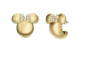 Fossil Pozlátené visiace náušnice Disney Minnie JFC04705710