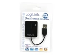 LogiLink UA0139 čierna / USB Hub / 4X USB 2.0 (UA0139)