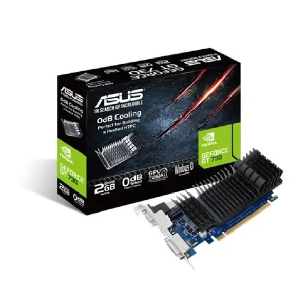 ASUS GT730-SL-2GD5-BRK / 902MHz / 2GB 5010MHz / 64bit / VGA + DVI + HDMI / 75W (GT730-SL-2GD5-BRK)
