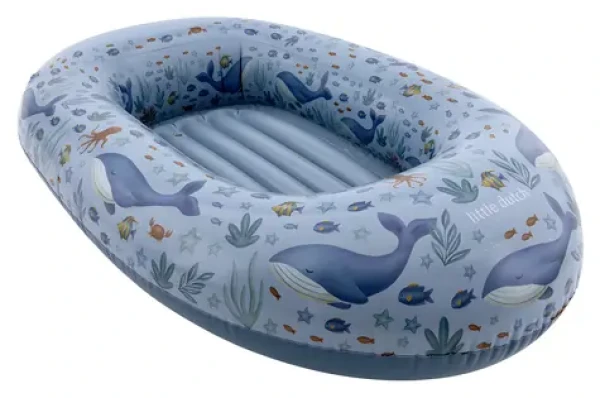 Little Dutch Ocean WORLD / Nafukovací čln / 100 × 67 cm / nosnosť 18 kg / od 3 rokov (2016380LD)