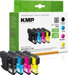 KMP KMP B78V Promo Pack BK/C/M/Y compatible w. Brother LC-1100