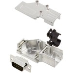 Encitech DCMR-FK-09-HDP15-K 6355-0066-01 sada D-SUB kolíkové lišty 90 ° Pólov: 15 spájkovaný 1 sada; 6355-0066-01