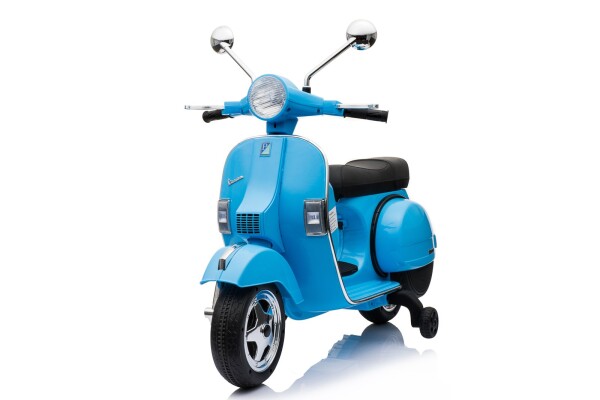 Mamido Mamido Detský elektrický skúter Vespa PX150 12V modrý
