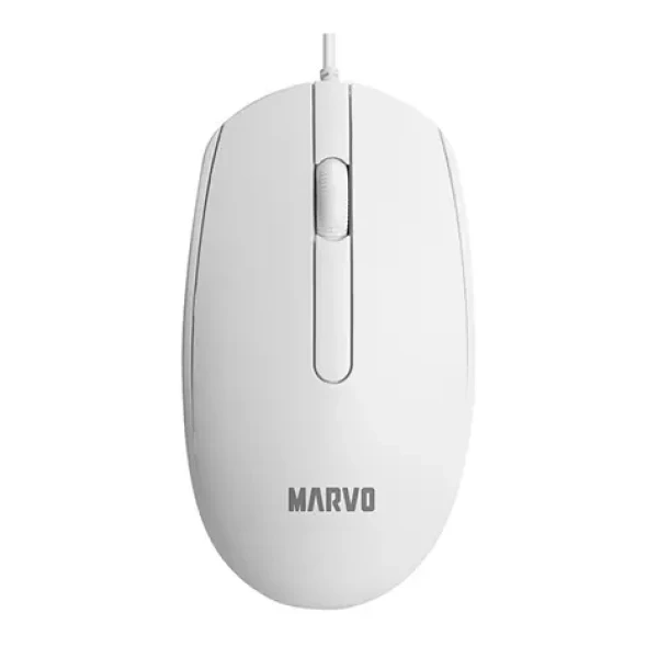 Marvo MS003 biela / Myš / optická / 1000 DPI / 3 tlačidlá / USB-A / 1.25m (MS003 WH)