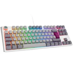 Ducky One 3 TKL Cherry MX-Brown šedá / herná klávesnica / podsvietená / mechanická / drôtová USB-C / DE (DKON2187ST-BDEPDMIWHHC2)