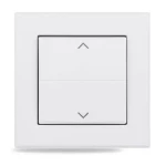 Homematic IP Kryt kolískového vypínača - so symbolmi / kompatibilita s 55 mm rámčekmi (HmIP-BRA)