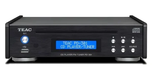 Teac PD-301DAB-X čierna / CD prehrávač / Slot-in mechanika / DAB+/FM tuner / USB / Diaľkové ovládanie (PD-301DAB-X/B)