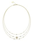 Guess Trojitý pozlátený náhrdelník Perfect Illusion JUBN03376JWYGT