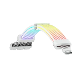 Gamemax 12VHPWR modulárny kábel biela / PCIe napájací kábel / 16-pin / pre modulárne zdroje (12VHPWR CABLE-WH)