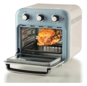Ariete 4632BL Vintage svetlo modrá / Teplovzdušná fritéza 3v1 / 1400 W / 16 l / až 230 ° C / 60 min časovač (4632BL)