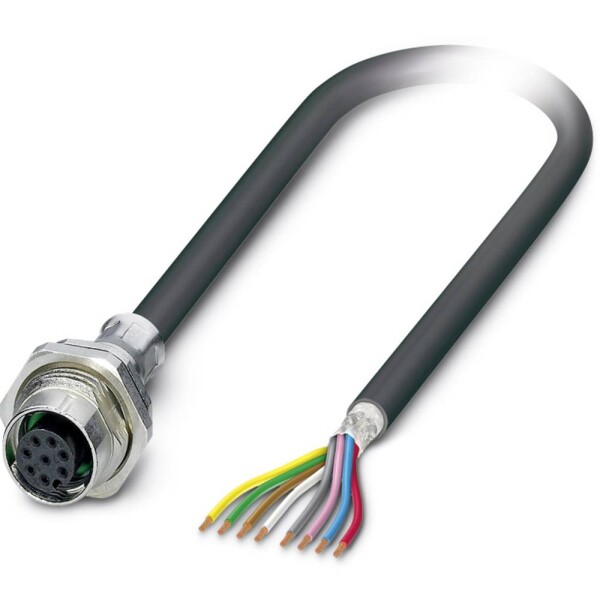 Flush-type connector SACCBP-FS-8CON-M16/1,0-PUR SCO 1419357 Phoenix Contact; 1419357