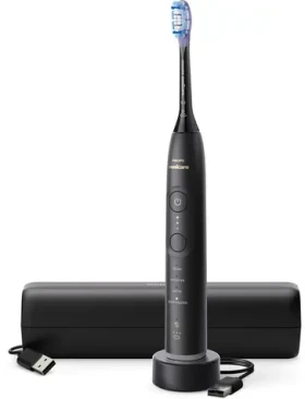 Philips Sonicare 7100 HX7421/01 čierna / Sonická zubná kefka / Bluetooth / cestovné puzdro (HX7421/01)