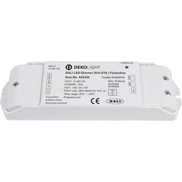 Deko Light 843342 napájací zdroj pre LED konštantné napätie 12 - 48 V/DC stmievateľný; 843342