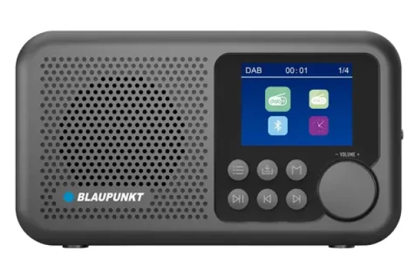 Blaupunkt DR8BK čierna / digitálne rádio / DAB+ / FM / RDS / 2.4" LCD / Bluetooth / 1800 mAh (5901750508714)