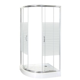 KERRA - Sprchovací kút s vaničkou Madera 100x80 Pravá 5907548117816