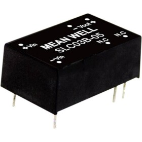 MEAN WELL SLC03C-12 DC / DC menič napätia, modul 250 mA 3 W Počet výstupov: 1 x; SLC03C-12