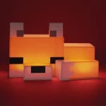 PALADONE Lampa Líška Minecraft / Stolová lampa (PP9472MCFEPM)