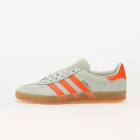 Tenisky adidas Gazelle Indoor W Linen Green/ Solar Orange/ Gum EUR 36 2/3