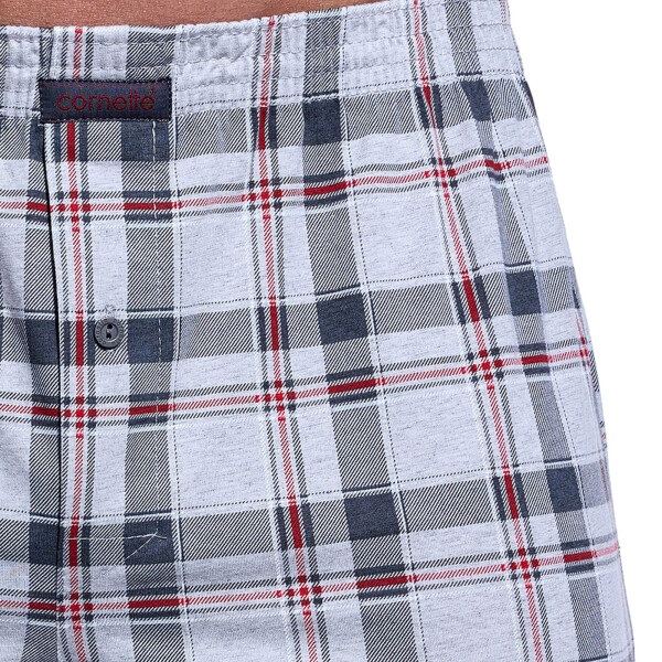 Pánske šortky 008/303 Comfort plus - CORNETTE šedá 3XL