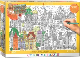 EUROGRAPHICS Puzzle Color me Domy v meste