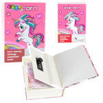 Mamido Kniha trezor na peniaze s kódom Jednorožec ružová