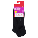 Dámske krátke ponožky páry COTTON IN-SHOE SOCKS 2x BELLINDA čierna