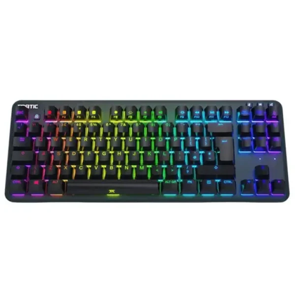 Fnatic miniSTREAK TKL Gaming Tastatur čierna / herná bezdrôtová klávesnica / mechanická / Kailh Speed Silver / Nordic Ly (KK0001-003)