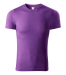 Tričko s farbou unisex fialové 4XL