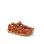 Detské barefoot sandále CRAVE SHELLWOOD Cognac, hnedá - 31