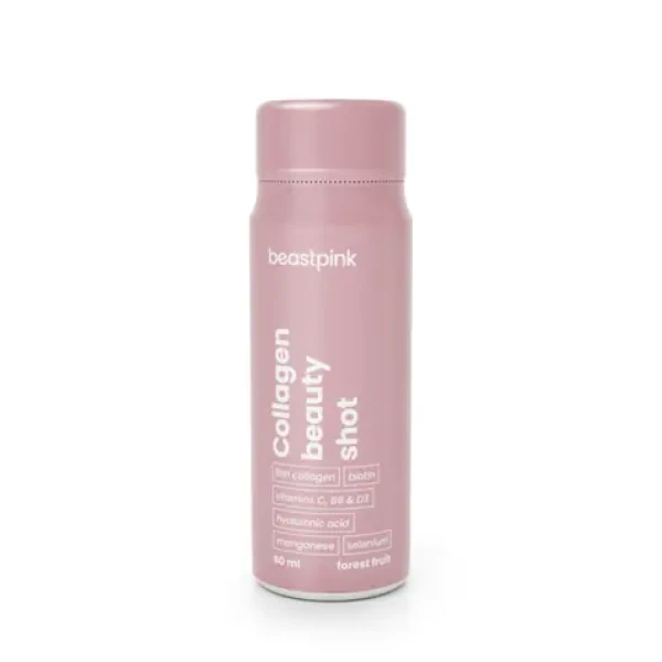 Collagen Beauty Shot - BeastPink (lesné ovocie, 60 ml) (36676-4-60ml-lesnéovocie)