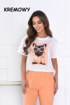 BLÚZKA FRANCISCA OFF PINK BLUE M