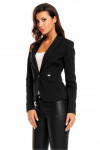 Dámska bunda model 63562 black - Cabba 36 černá