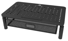 Maclean MC-947 čierna / Stojan pod monitor a notebook / 13-32" / nosnosť 20 kg / výška 11-15 cm (MC-947)