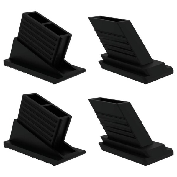 MUNK Günzburger Steigtechnik 019245 Munk vnútorné topánok hliníkové skladacie schodisko 4 ks; 019245