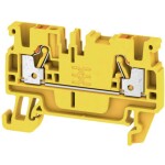 Weidmüller 1521940000 priechodná svorka 5.1 mm pružinová svorka žltá 100 ks; 1521940000