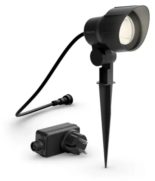 Philips Low Voltage LED 24W čierna / Vonkajšie zapichovacie svietidlo / 600 lm / 2700K / IP44 / nestmievateľné (SKL000425883)
