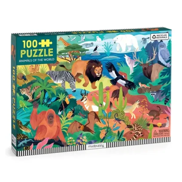 Mudpuppy Puzzle Zvieratá sveta