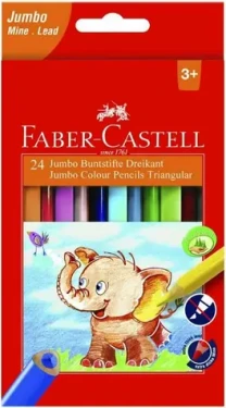 Faber-Castell Pastelky Extra Jumbo 12ks (128854)