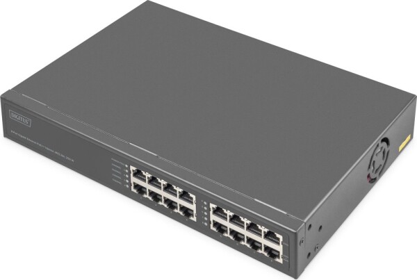 Digitus DIGITUS Switch 8-Port Gigabitgabit PoE + Injektor 250W schw
