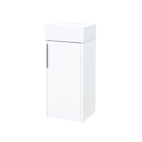 Mereo Vigo, kúpeľňová skrinka s keramickým umývadlom, 33 cm, bílá CN350